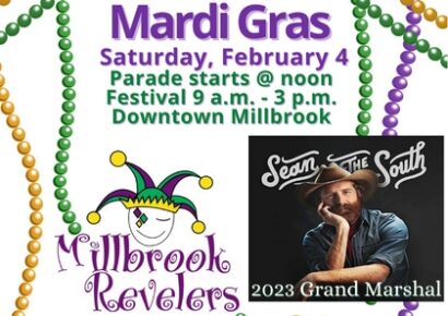 Millbrook’s Annual Mardi Gras Festival set for Feb. 4; Sean Dietrich to serve as Grand Marshal