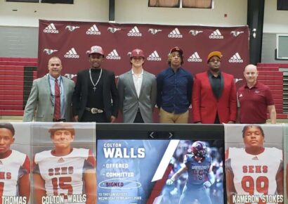 SEHS Football players take part in National Signing Day to play at College Level