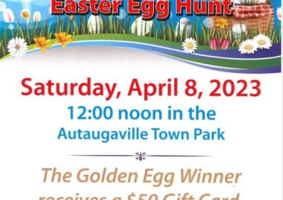 Annual Easter Egg Hunt for Autaugaville is April 8!