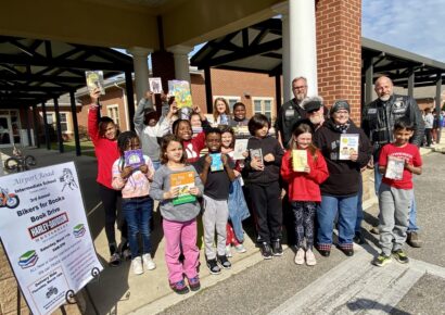 Bikers for Books Drive Held at Airport Road Intermediate School