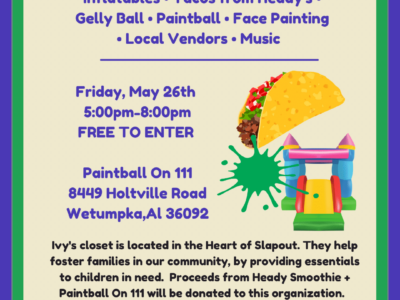 Ivy’s Closet to host Fundraiser May 26 at Paintball on 111 with FREE admission