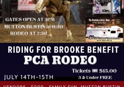 Donations Sought as Sheriff Harrell promises to ride a Bull for Benefit Rodeo in July
