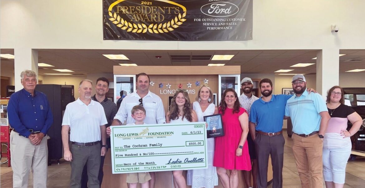 Cochran Family Named Long-Lewis Hero Of The Month Of May - Elmore ...