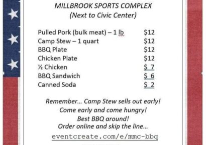 Millbrook Men’s Club Offers Pre-Orders for annual July 4 Barbecue
