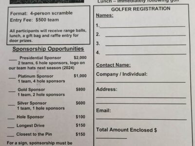 WHS Indian Open Golf Tournament Fundraiser coming Aug. 1 to RTJ Capitol Hill