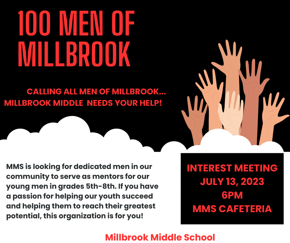 Millbrook Middle To Host '100 Men Of Millbrook' Program - Elmore ...