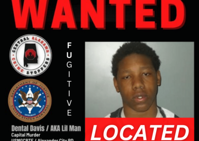 Suspect Dental Davis in custody; Wanted for 2022 Capital Murder charge in Alexander City