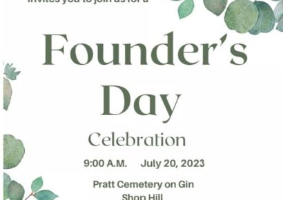 Founder’s Day will be held in Prattville July 20 to honor Pratt’s 224th Birthday