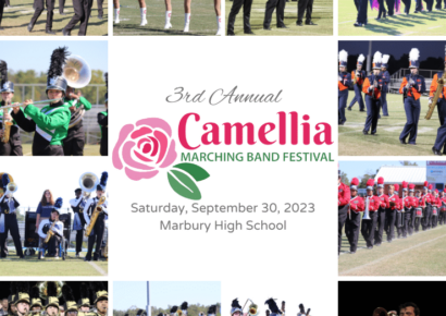 Marbury High to Host 3rd Annual Camellia Marching Band Festival on Sept. 30th; Area Bands Participating