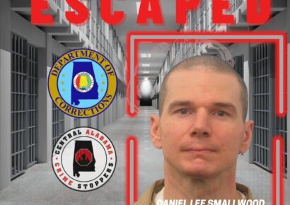 Escaped Inmate Daniel Lee Smallwood; Any Information Contact ADOC