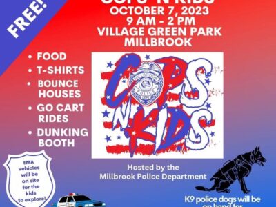 ‘Cops and Kids’ event coming to Village Green in Millbrook Saturday