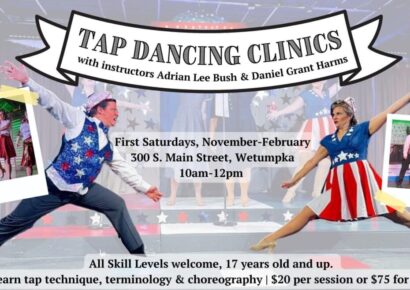 Wetumpka Depot hosting Tap Dancing Clinics; Sign up Now