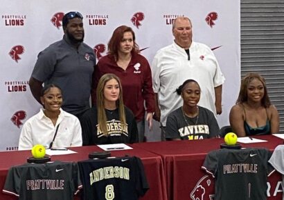 Four Prattville Softball Players Sign College Scholarships on Signing Day