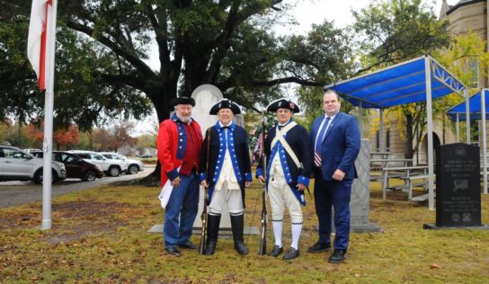 American Legion post 122 braves inclement weather for Veterans Day ceremony