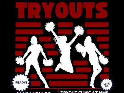 Cheer Tryouts set for Jan. 20 at Millbrook Middle School; Interest Meeting Dec. 12