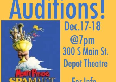 Auditions set for ‘Spamalot’ with Wetumpka Depot Players