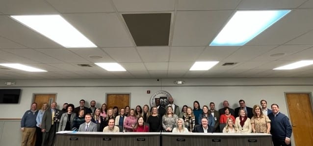 The apple of Autauga County’s eye: Teachers of the year, Congressmen and State Representatives recognized in a packed Autauga County School Board Meeting