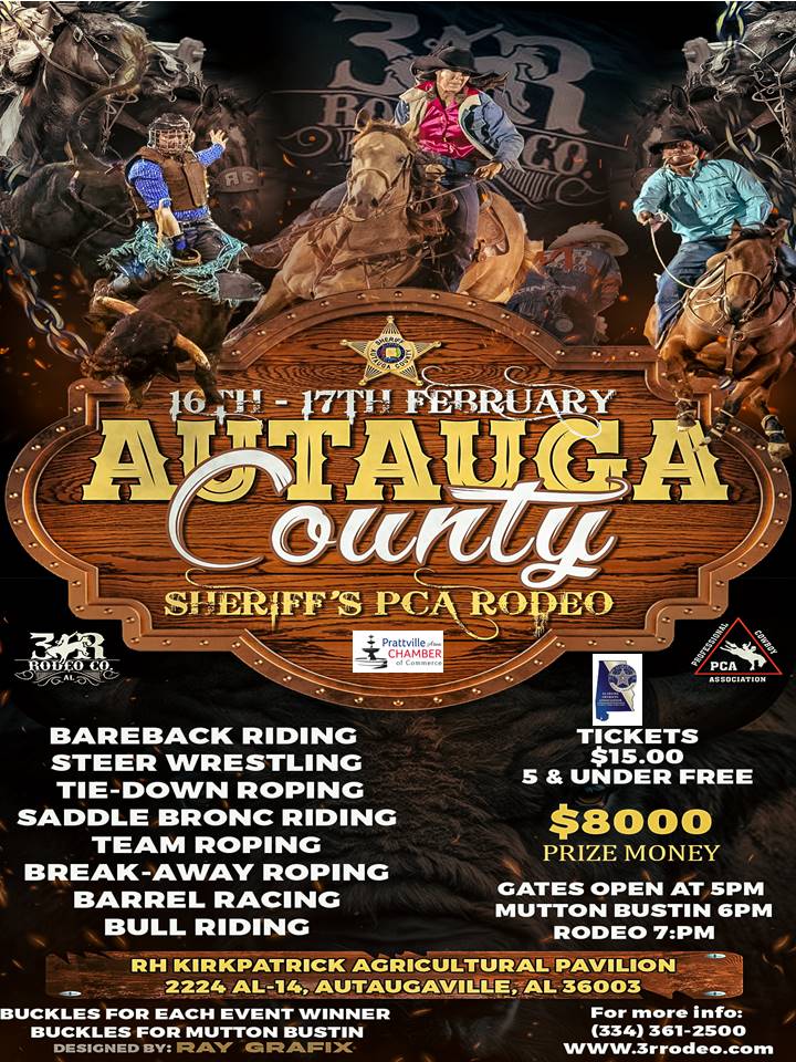 Autauga County Sheriff's Rodeo Coming In February ElmoreAutauga News