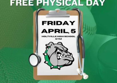 Free Physical Day coming April 5 for Holtville School athletes