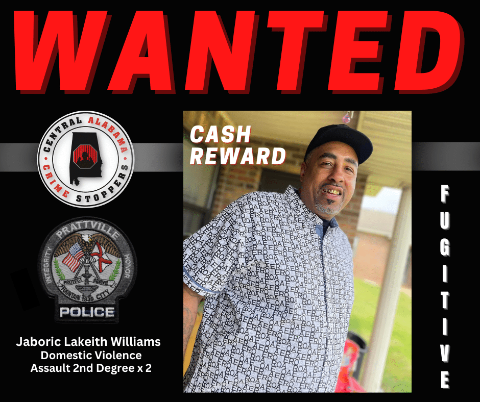 Prattville Police Seeking Suspect Wanted For Multiple Domestic