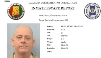 DOC reports inmate Rickey Reno has escaped from Hamilton Work Release