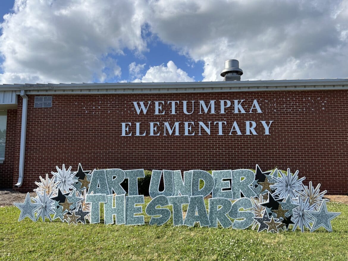 A Starry Night At Wetumpka Elementary School With Art Under The Stars