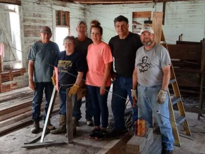 Thank you to Volunteers who work to preserve neglected structures in Autauga County!