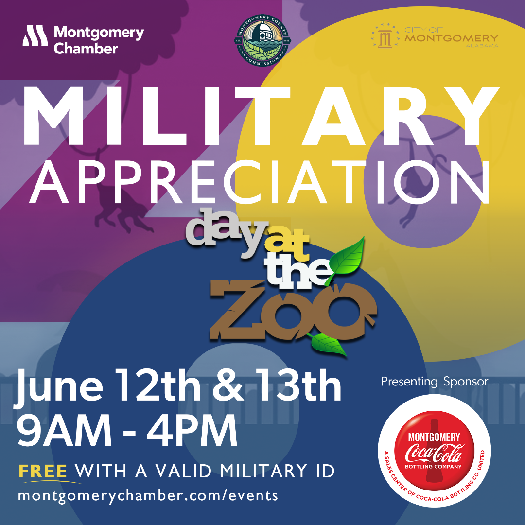 Military Families Enter FREE To Montgomery Zoo June 12-13 - Elmore